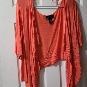 Short sleeve Lane Bryant crop sweater